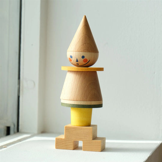 LALA Stick Figure Puzzle - Yellow