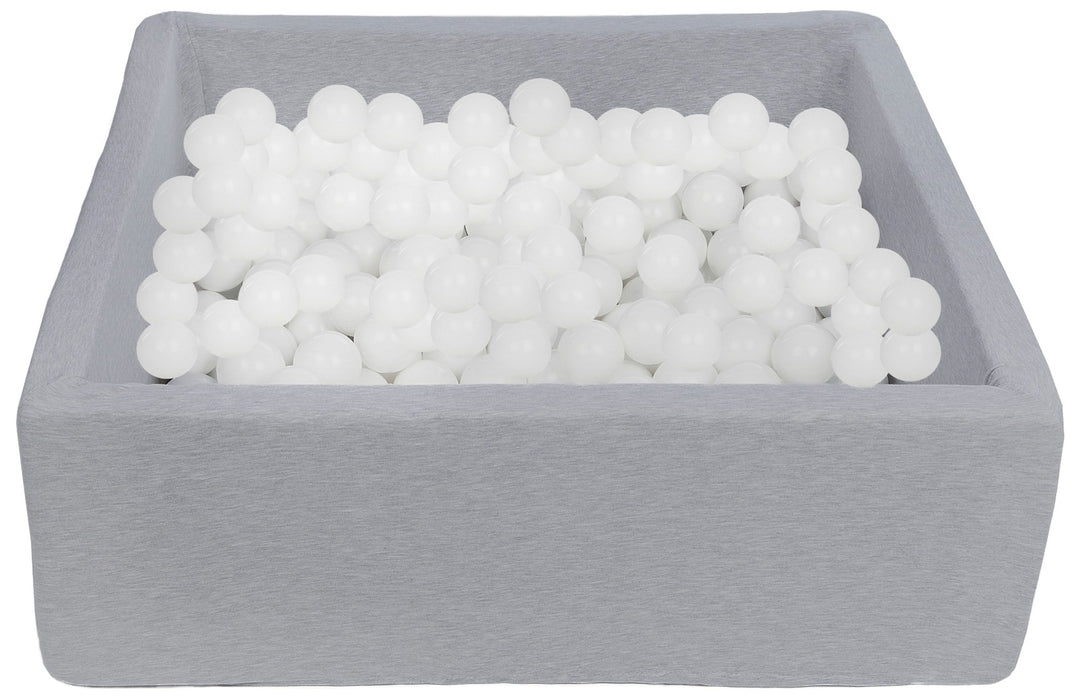 Soft Jersey ball pit with 300 balls, 90x90 cm
