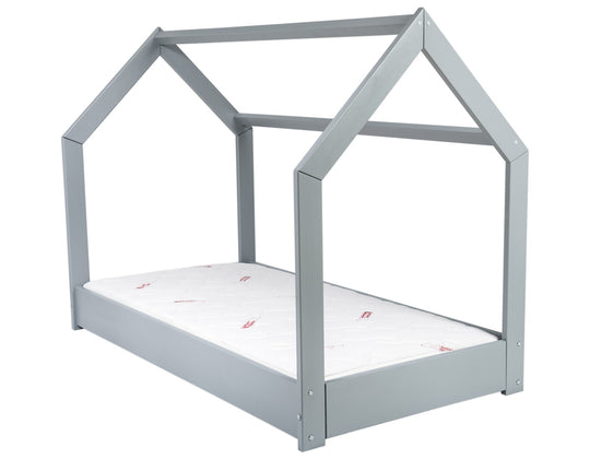 Wooden house bed 160x80cm + STANDARD mattress