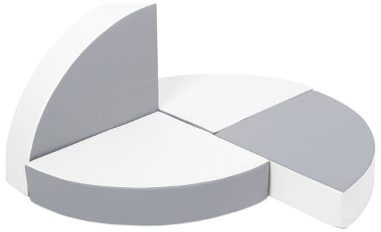Wheel set of 4 large foam blocks
