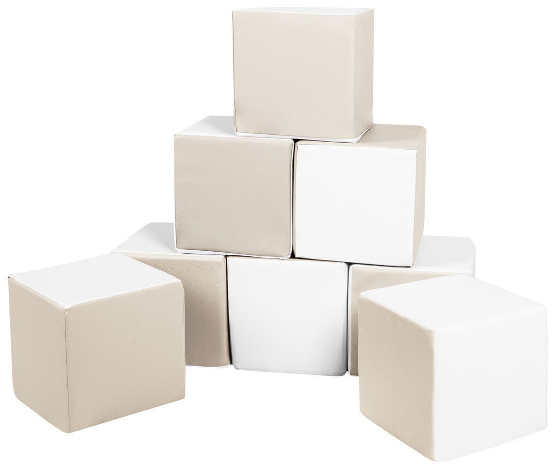 Soft Play Cubes, 8 building blocks for kids