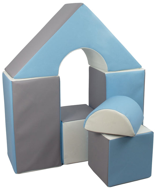 Mini castle set of 6 large foam blocks
