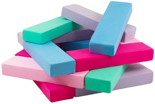 Tower set of 15 large foam blocks