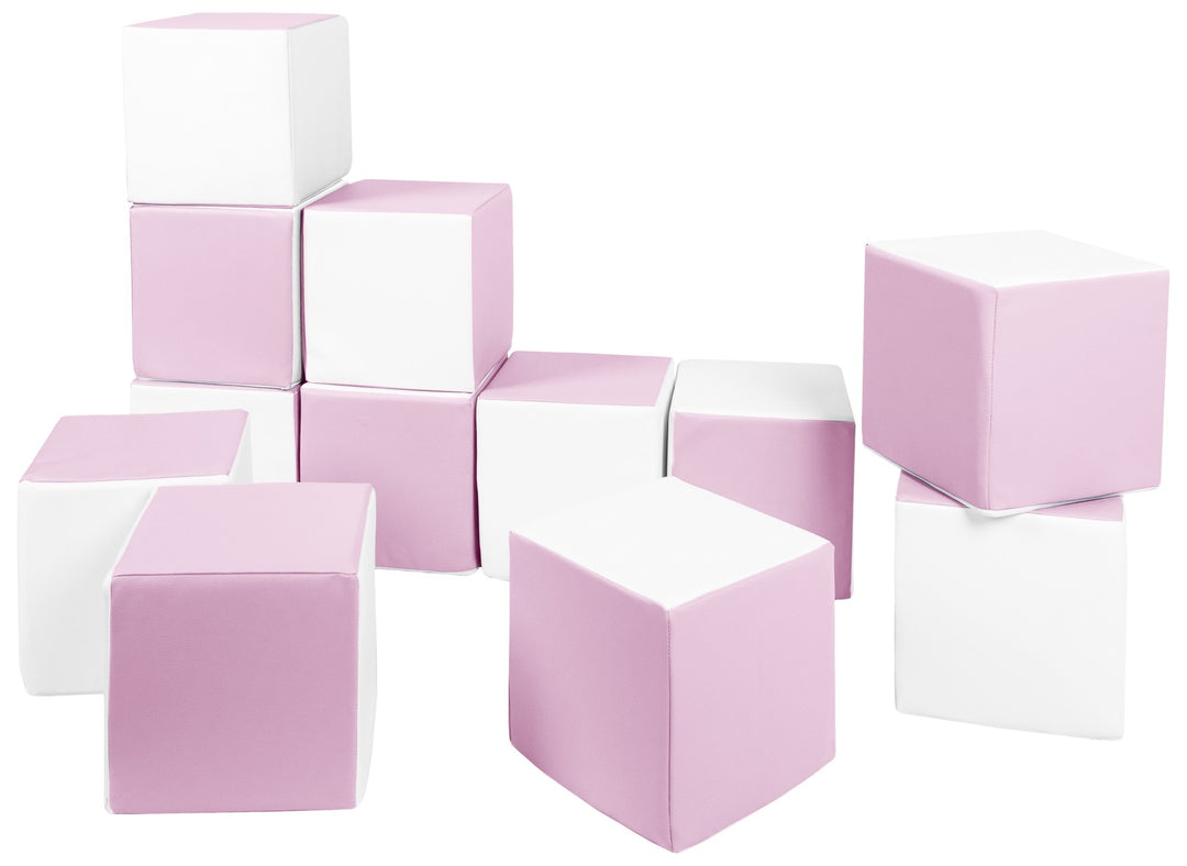 Soft Play Cubes, 12 building blocks for kids