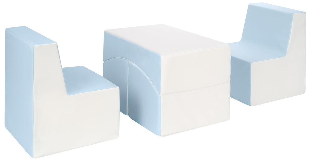 Kids furniture set: 2xarmchair + lounger, eco leather
