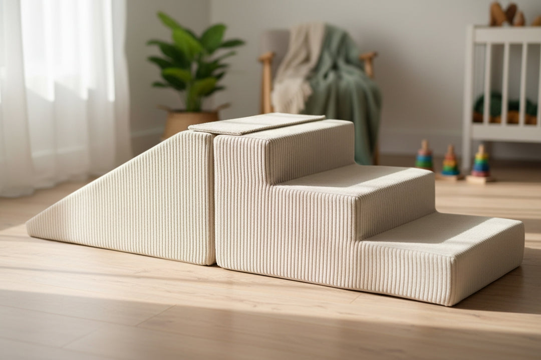 Slide + steps set of 2 large foam blocks