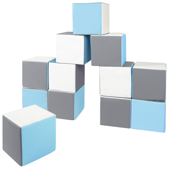 Soft Play Cubes, 12 building blocks for kids