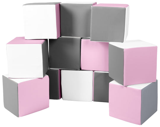 Soft Play Cubes, 12 building blocks for kids