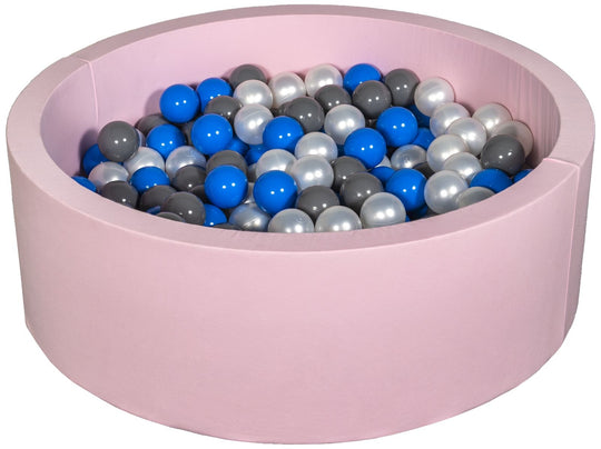 Soft Jersey ball pit with 300 balls, pink