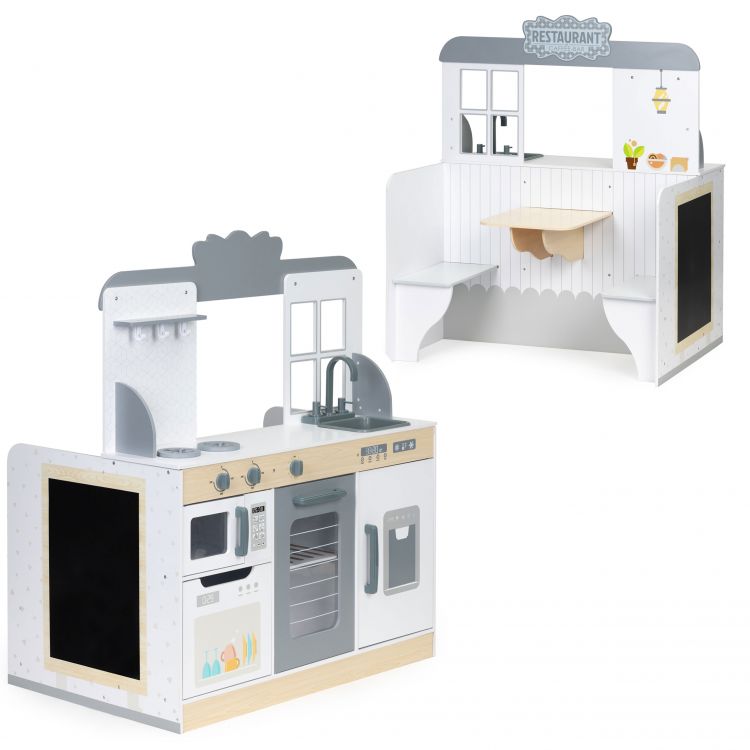 Houten Restaurant & Keuken 2-in-1 