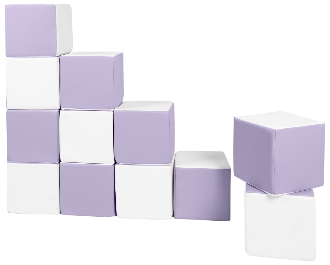 Soft Play Cubes, 12 building blocks for kids
