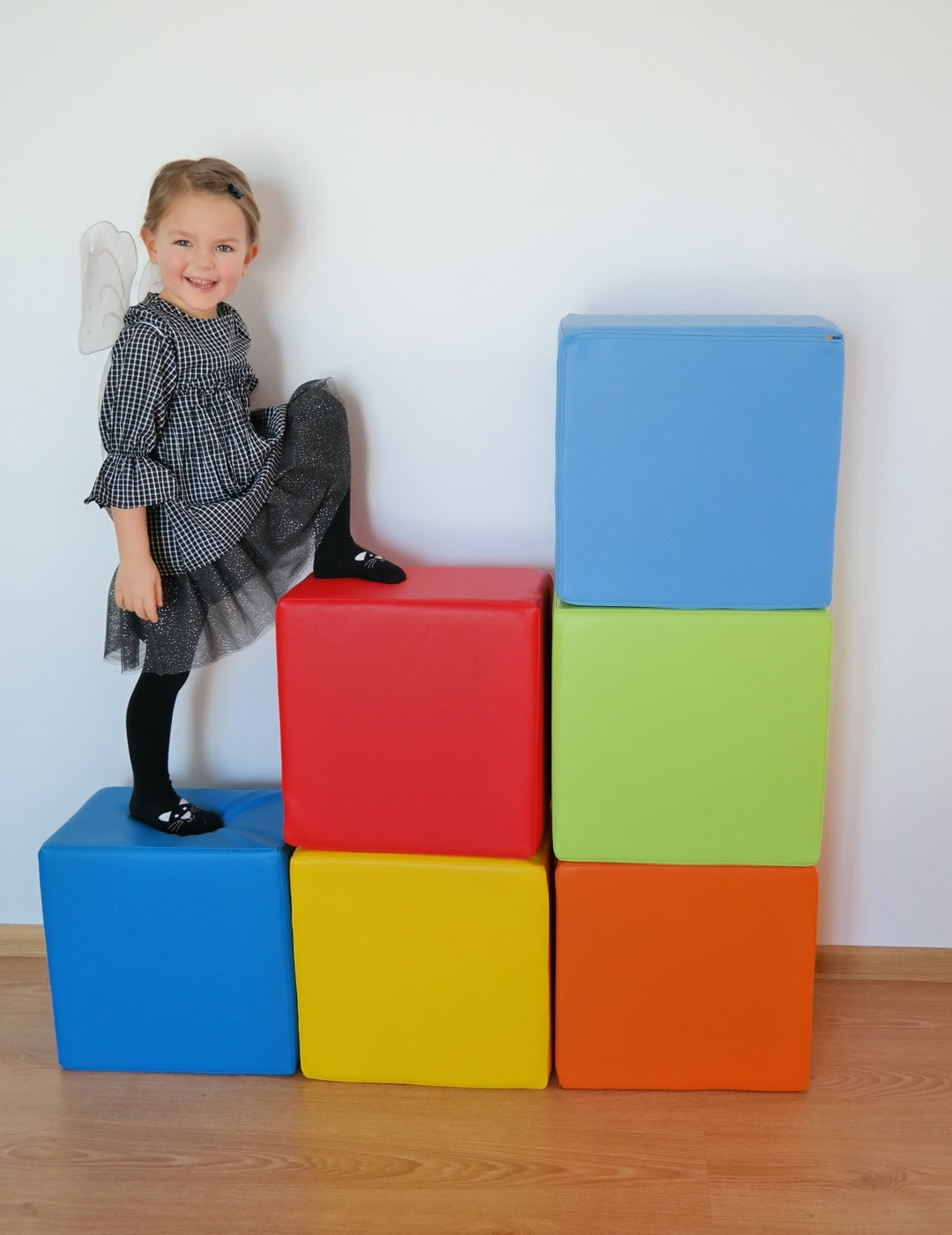 Cubes set of 6 large foam blocks