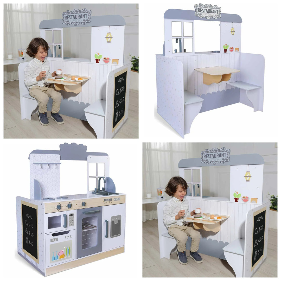 Houten Restaurant & Keuken 2-in-1 