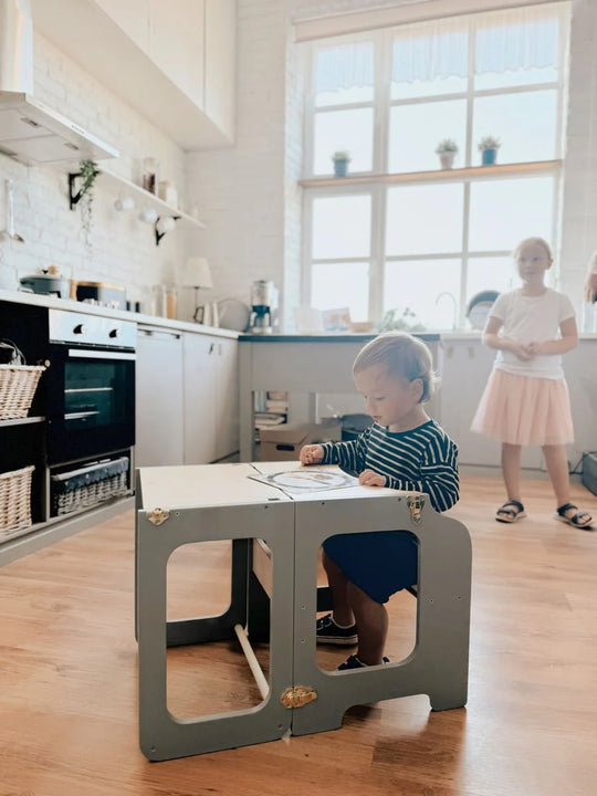 4in1 Creative Tower with Blackboard And Slide