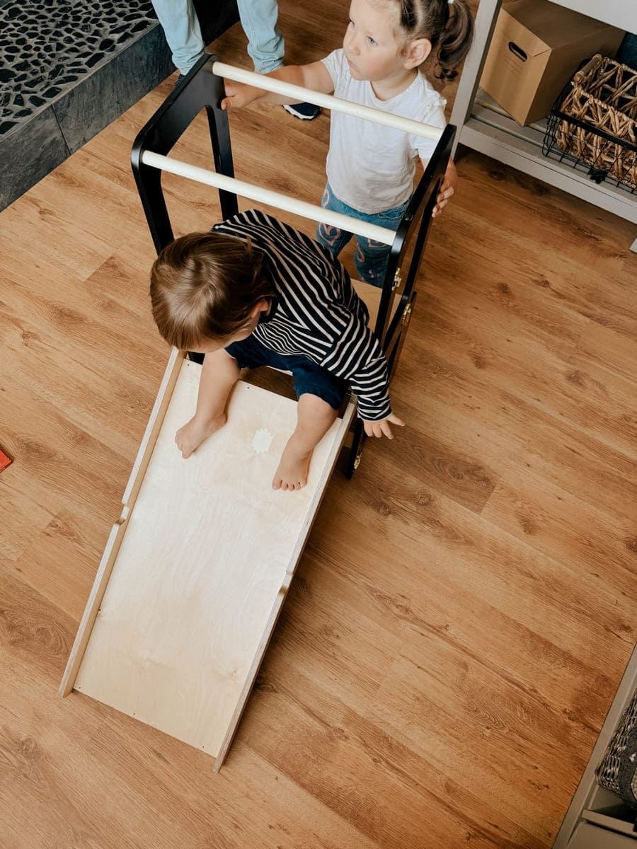 4in1 Creative Tower with Blackboard And Slide
