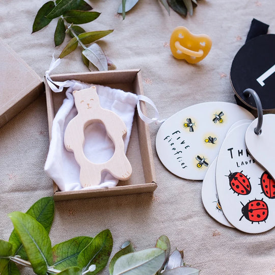 Wooden Teether - Teddy