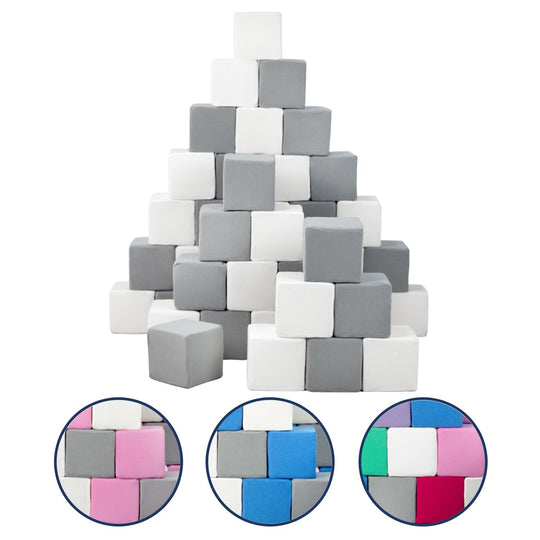 Pyramid set of 45 large foam blocks