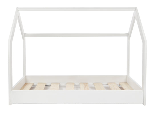 Wooden house bed 160x80cm without barriers