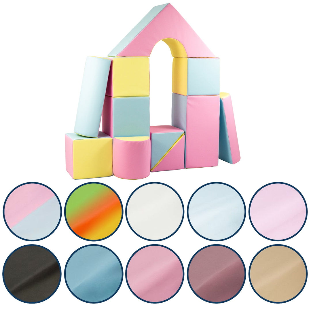 Castle set of 11 large foam blocks