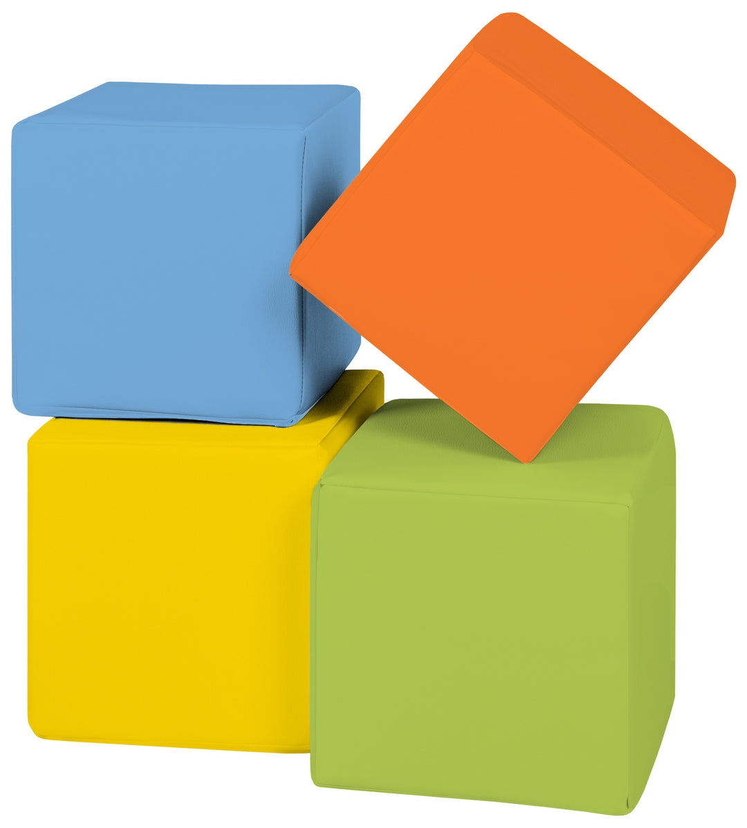 Soft Play Cubes, 4 building blocks for kids