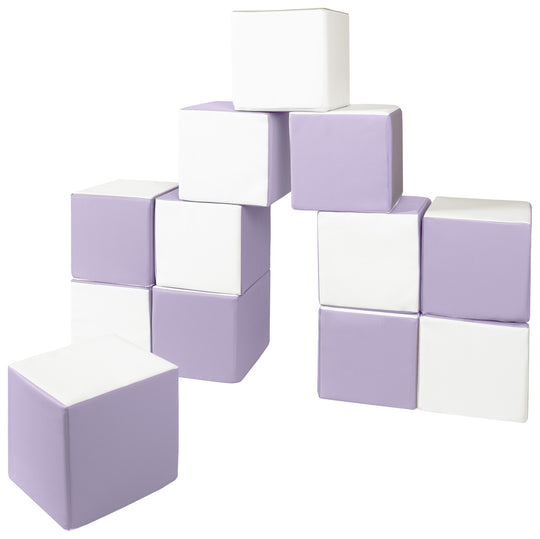 Soft Play Cubes, 12 building blocks for kids