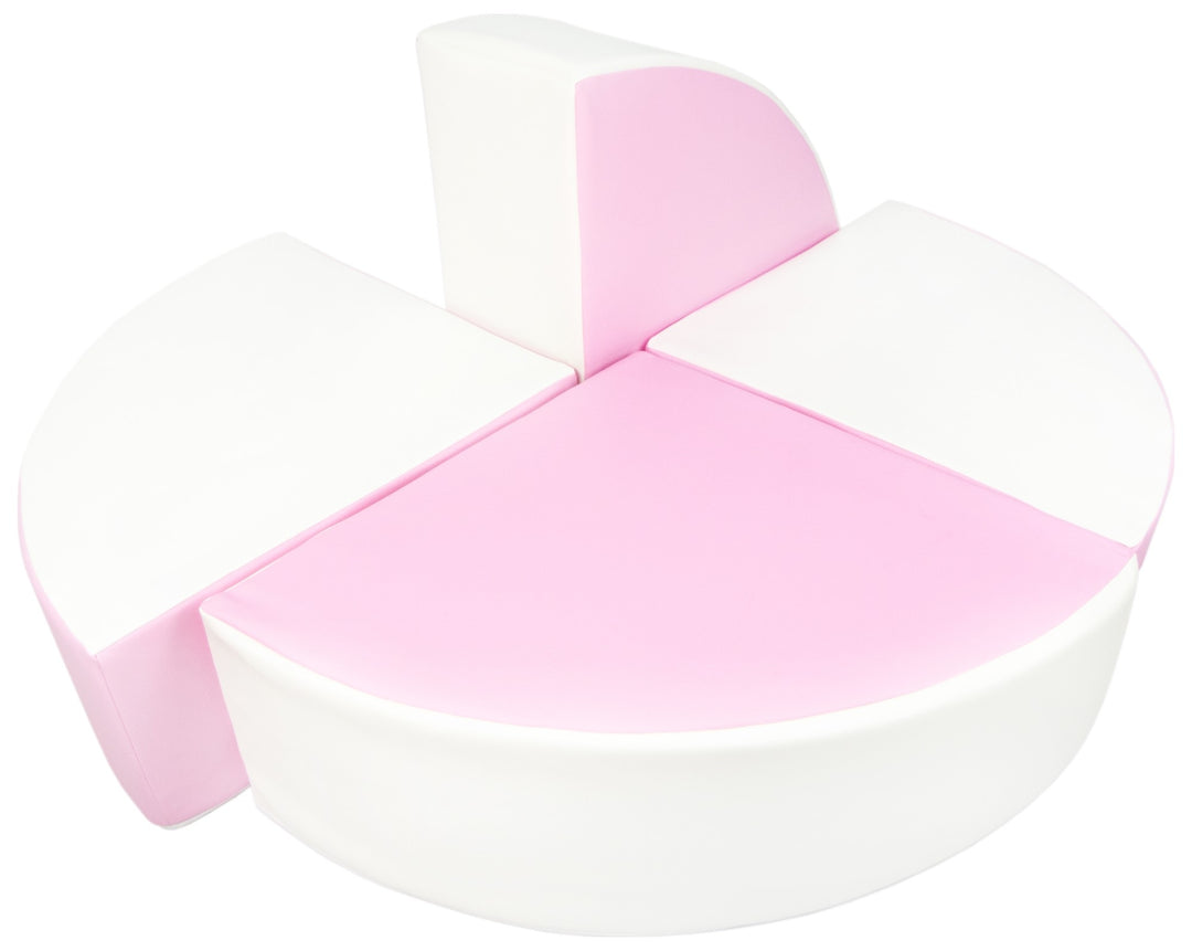 Wheel set of 4 large foam blocks
