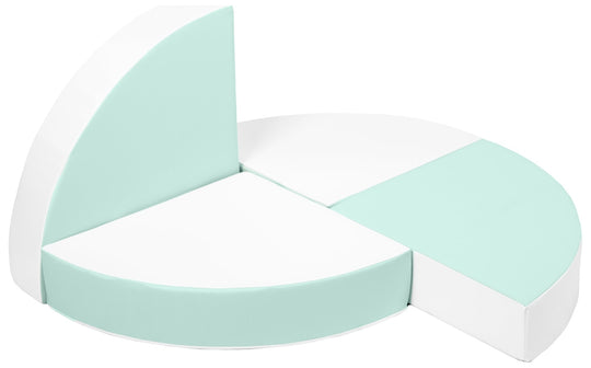 Wheel set of 4 large foam blocks