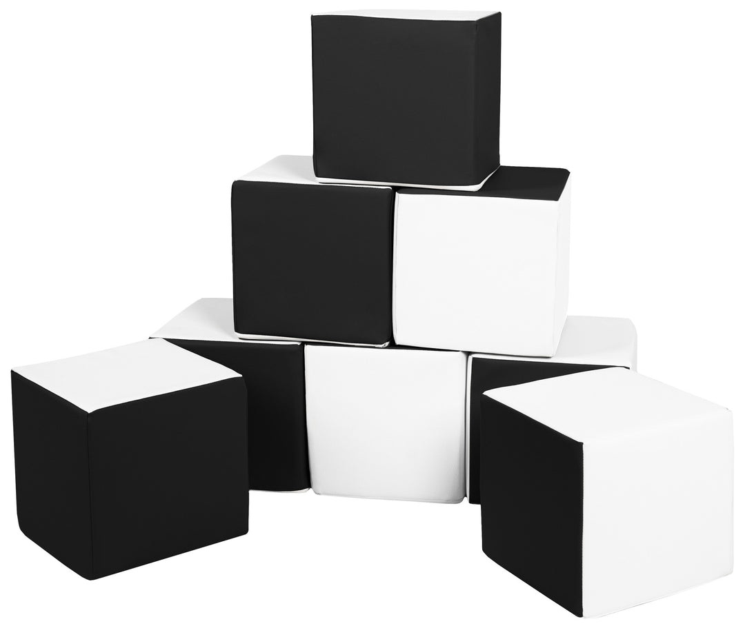 Soft Play Cubes, 8 building blocks for kids