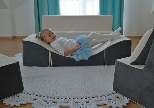 Soft Foam Furniture 4 psc set: 2x Chair+Sofa+Coach