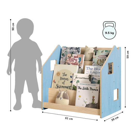 Montessori Children’s Bookshelf – Pastel Colours