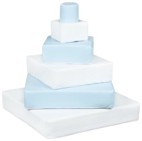 Pyramid set of 6 large foam blocks