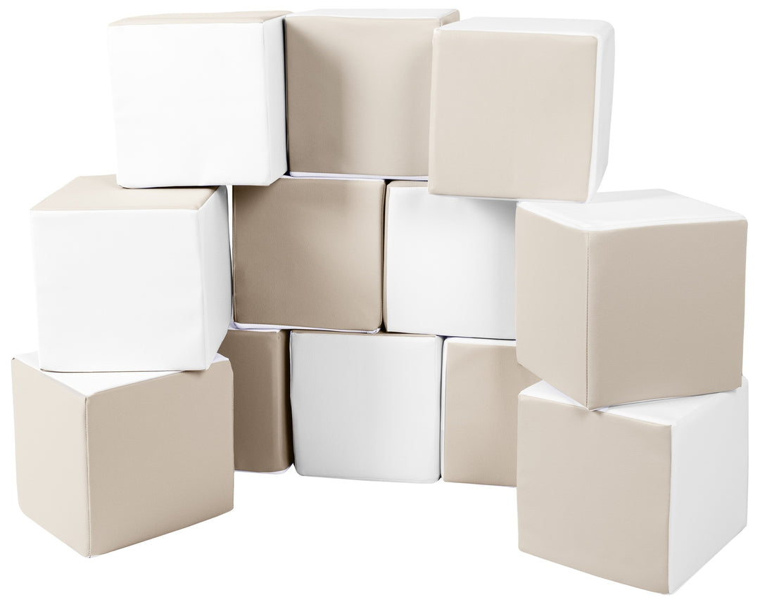 Soft Play Cubes, 12 building blocks for kids
