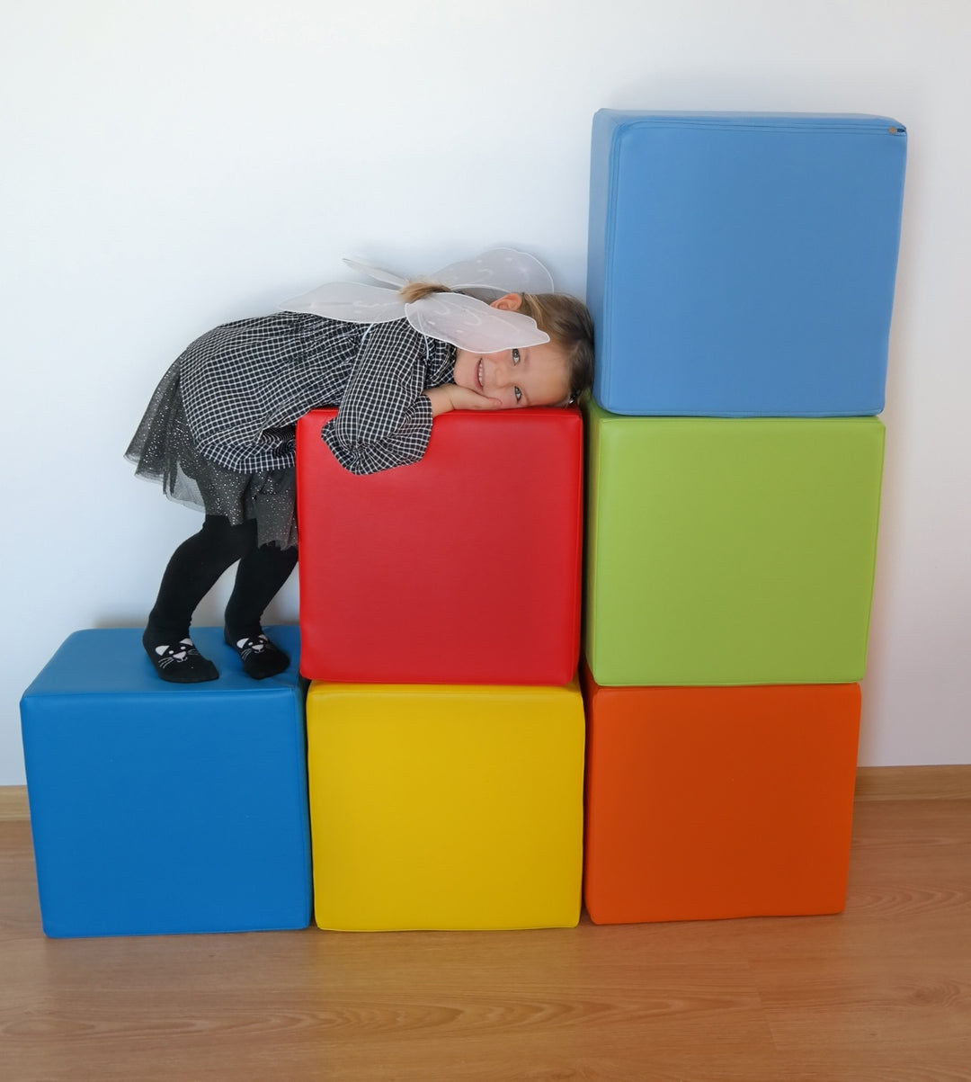 Cubes set of 6 large foam blocks