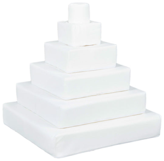 Pyramid set of 6 large foam blocks