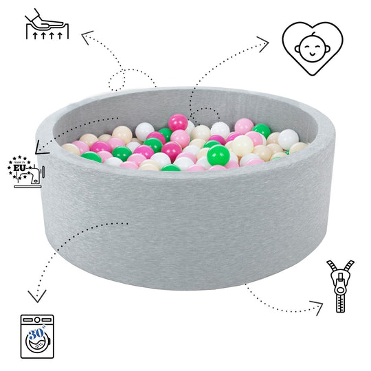 Grey ball pit + 450 balls