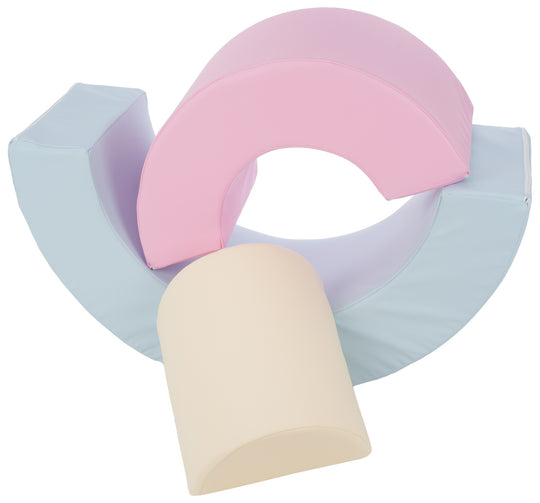 Mini rainbow set of 3 large foam blocks