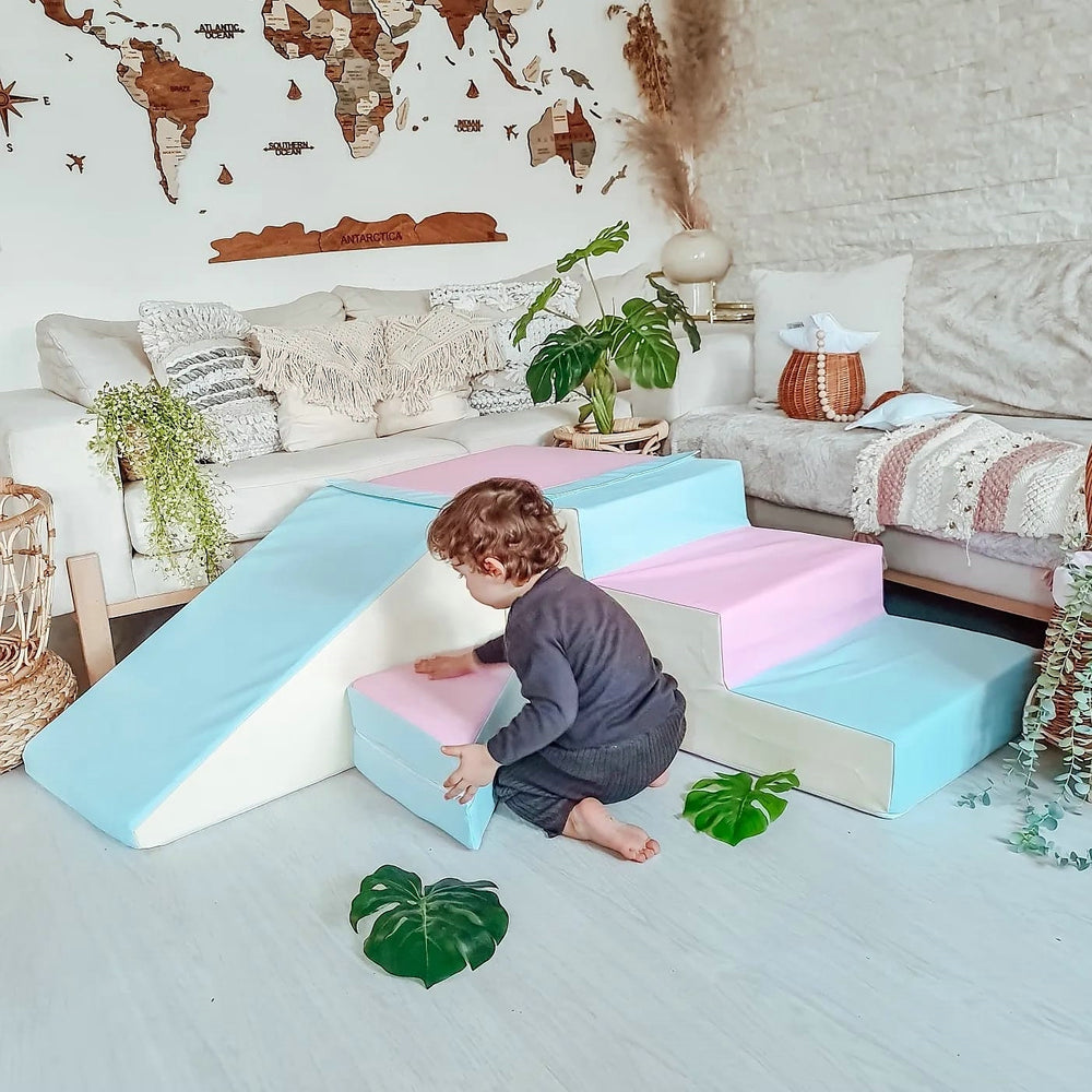 Slide set of 4 large foam blocks