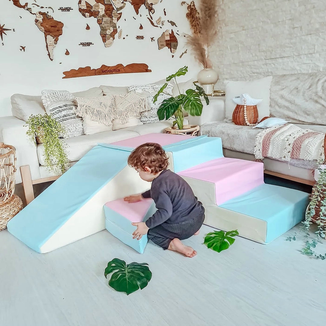 Slide set of 4 large foam blocks