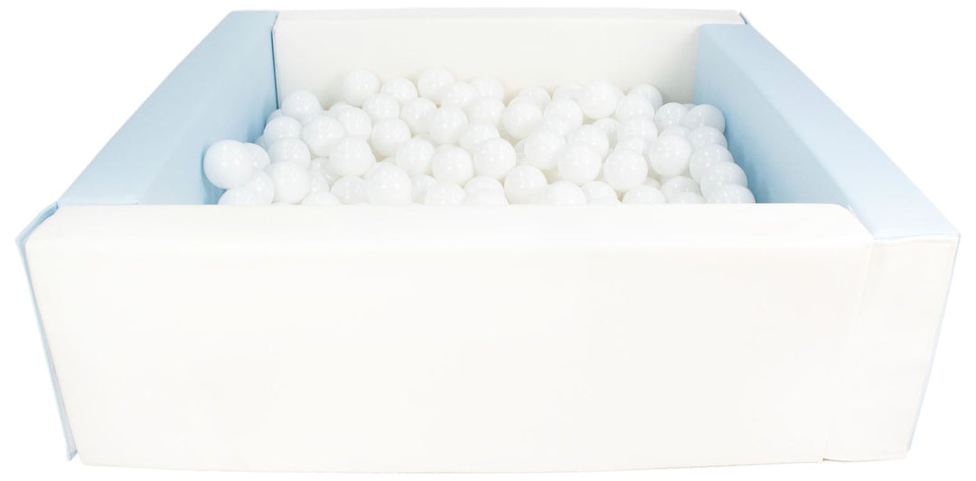 Square eco-leather ball pit with 300 balls, 5 elements