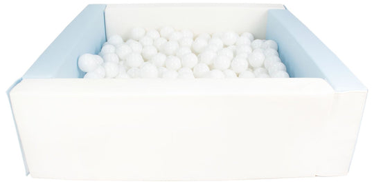 Square eco-leather ball pit with 300 balls, 5 elements