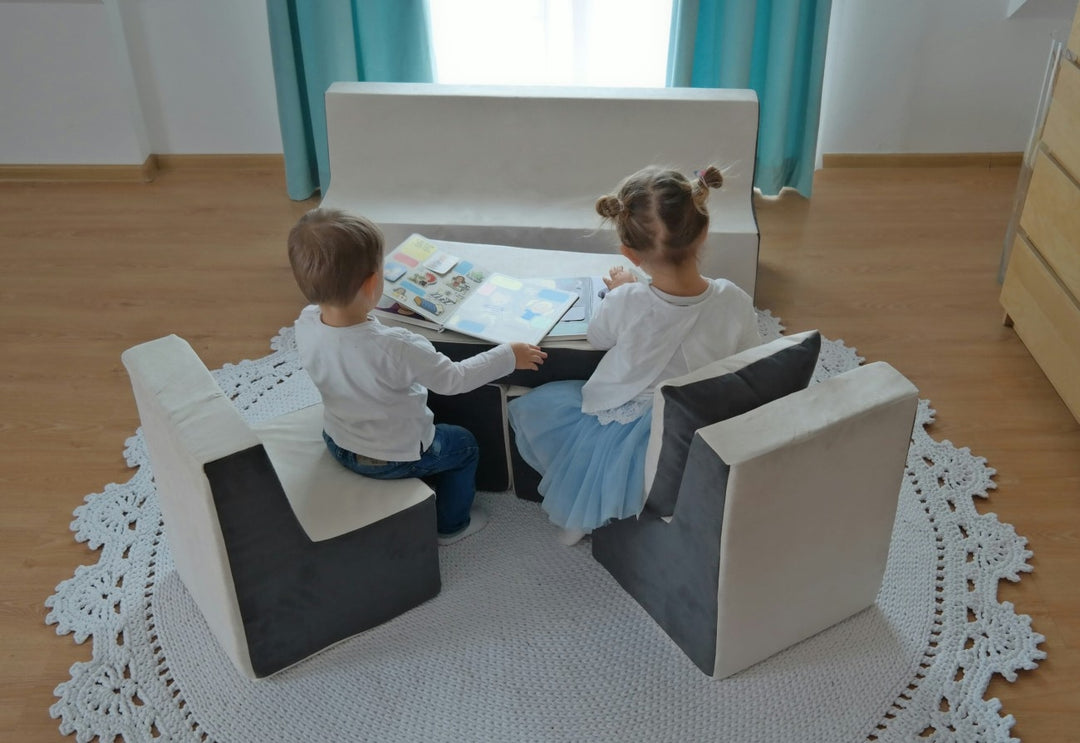 Soft Foam Furniture 3 pcs set: Chair+Sofa+Coach
