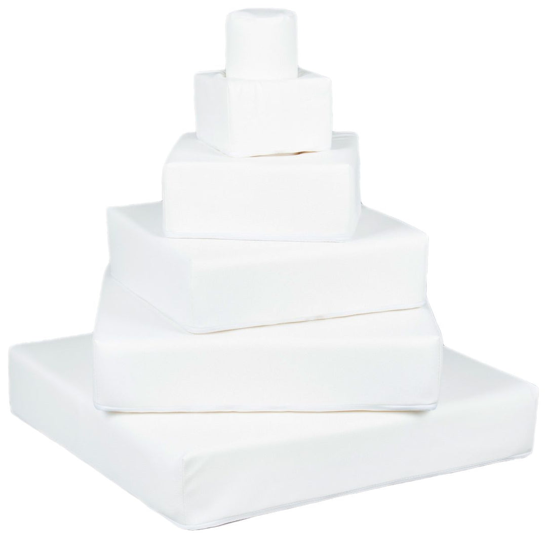 Pyramid set of 6 large foam blocks