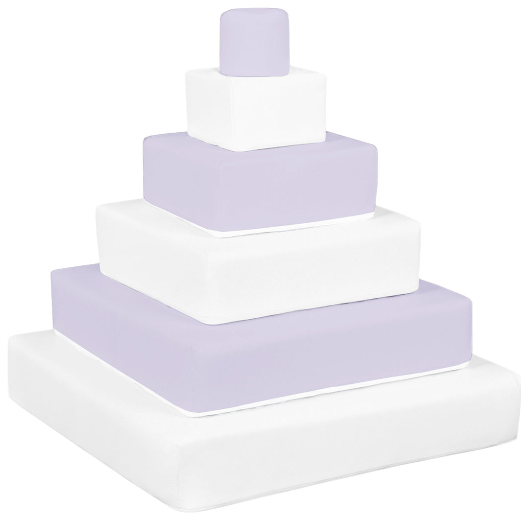 Pyramid set of 6 large foam blocks