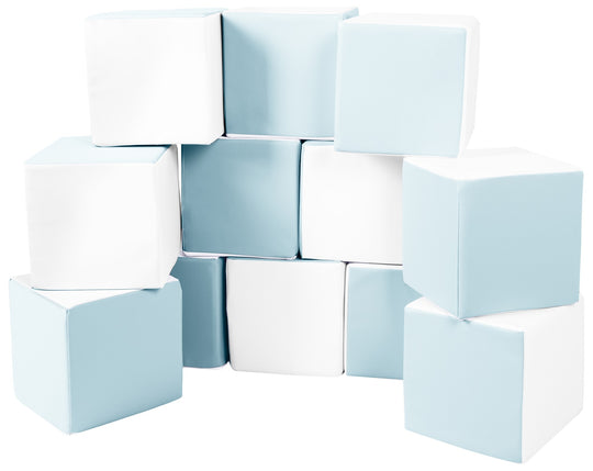 Soft Play Cubes, 12 building blocks for kids