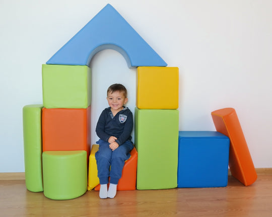 Castle set of 11 large foam blocks