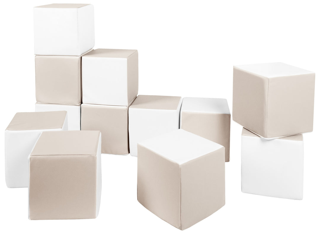 Soft Play Cubes, 12 building blocks for kids