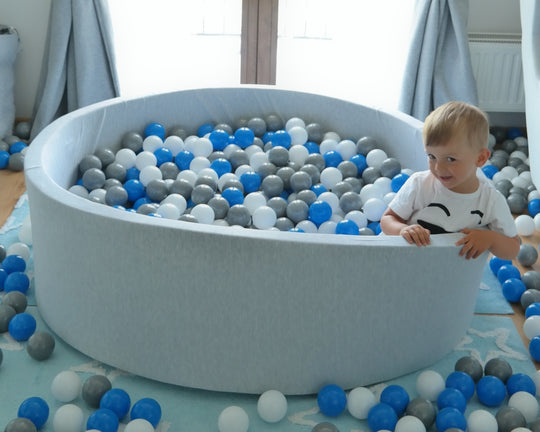 Soft Jersey ball pit with 600 balls, diameter 125 cm