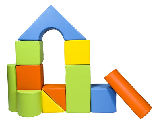 Castle set of 11 large foam blocks