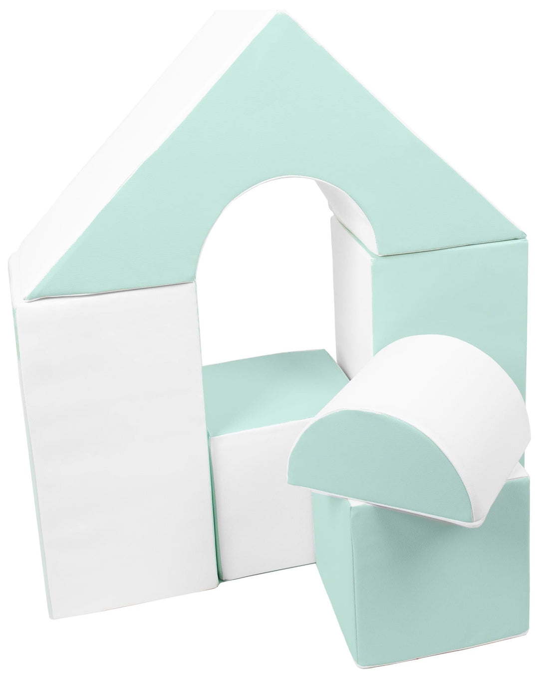 Mini castle set of 6 large foam blocks