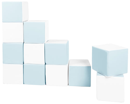 Soft Play Cubes, 12 building blocks for kids